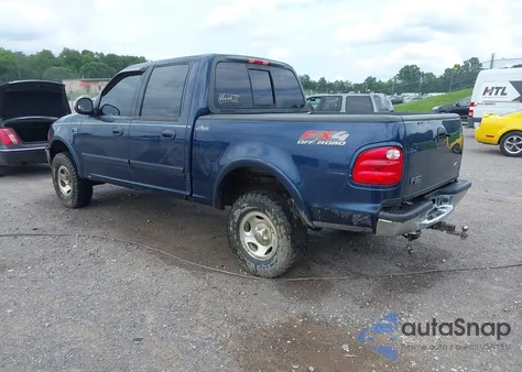 2002 Ford F-150 Lariat/Xlt из США, поврежденный, VIN 1FTRW08L82KB51549